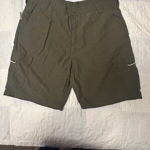 Mens Army Green Shorts Size 42